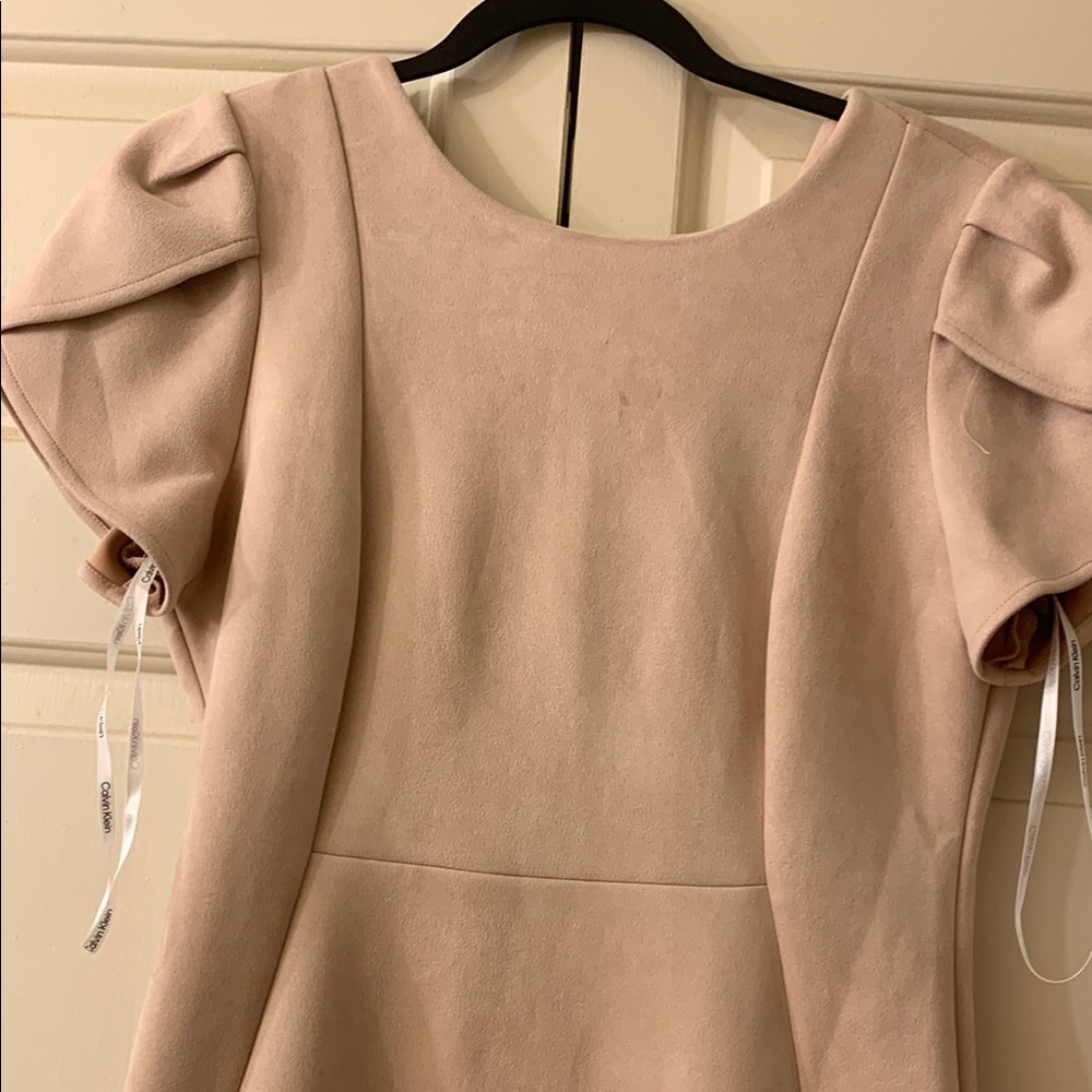 Clavin Klein Elegant Pink Dress